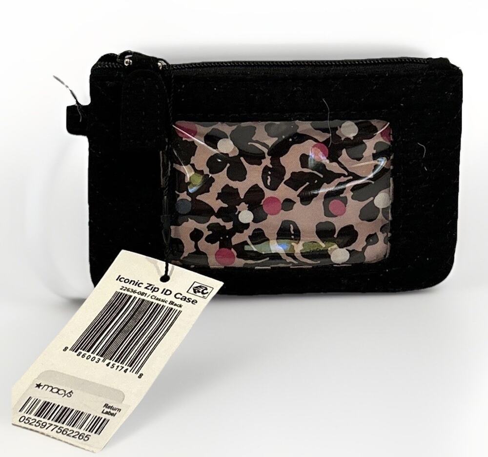 NEW Vera Bradley Iconic Zip ID Case
